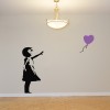 Banksy Wall Sticker - Girl and Balloon
